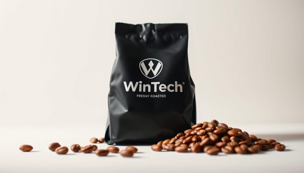 packaging of coffee beans
