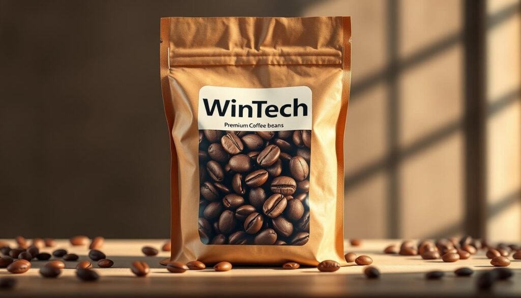 packaging of coffee beans
